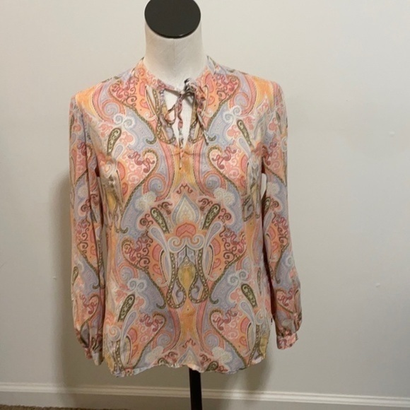 Tommie Hilfiger long sleeve tunic blouse Sz small - Picture 10 of 10